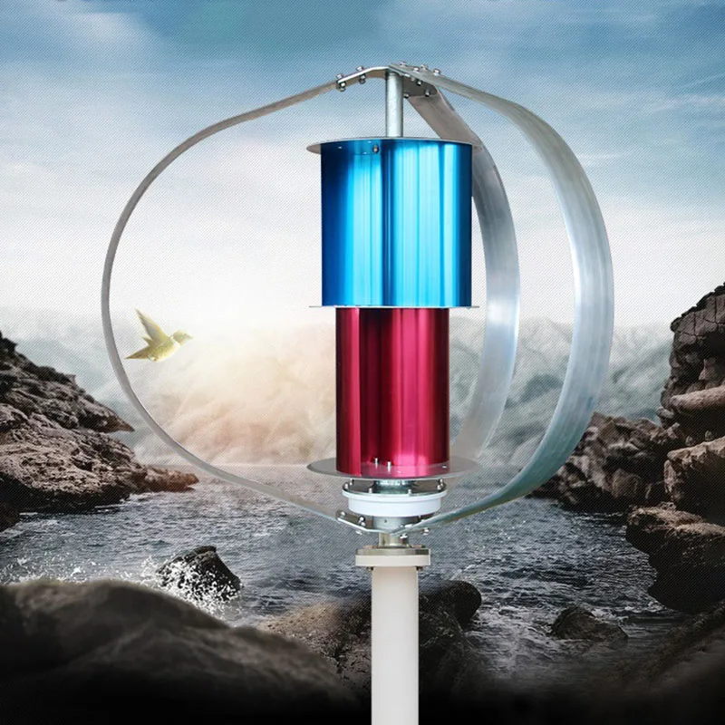 8KW Vertical Axis Wind Turbine Generator 8000W 220V 380V Wind Turbines for Home Boat Engineering