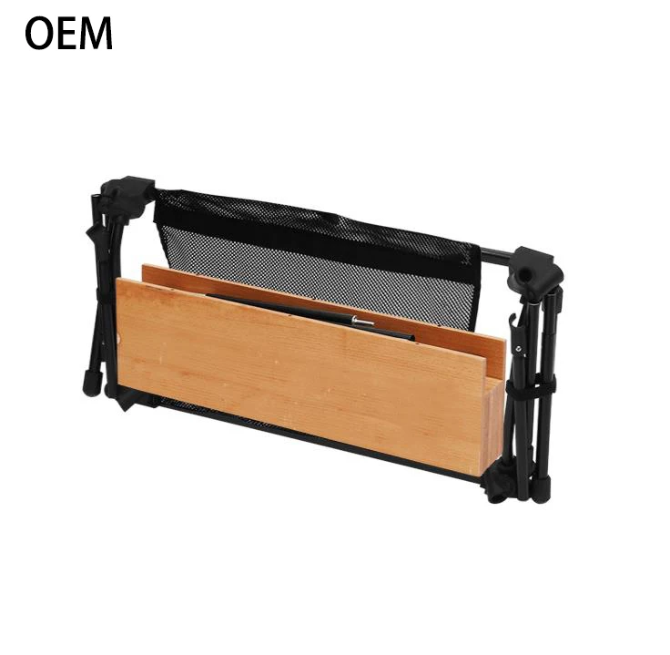 Outdoor  Folding Camp Picnic Aluminum Alloy Wood Table Lightweight Beech Camping Tables for travel CNLF