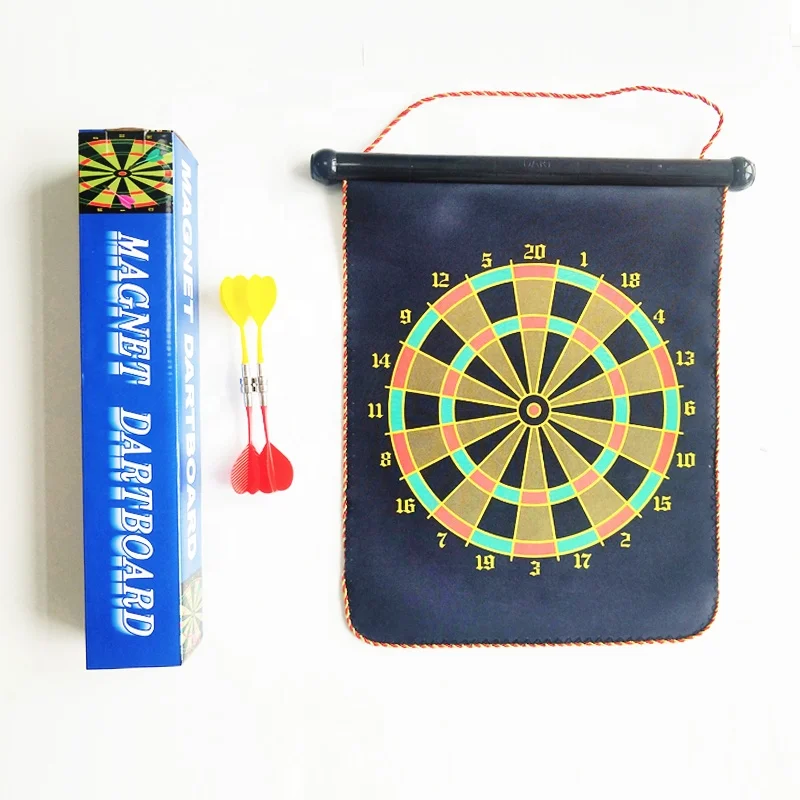 
12 inch magnetic dartboard colorful box packing for children and for kids safe playing darts 
