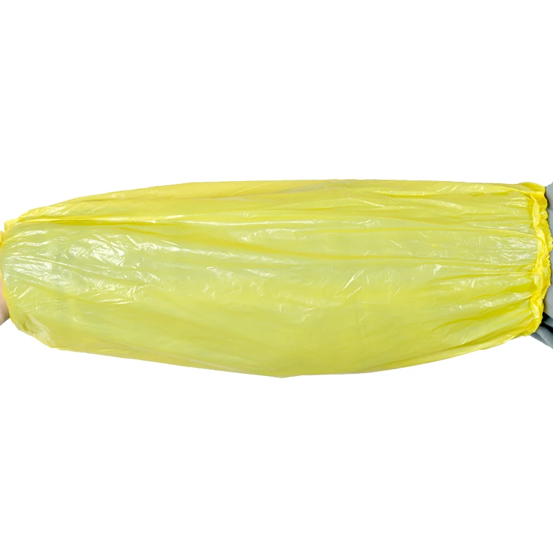 Hot sale high quality disposable PE plastic sleeve cover waterproof oversleeves for family expenses