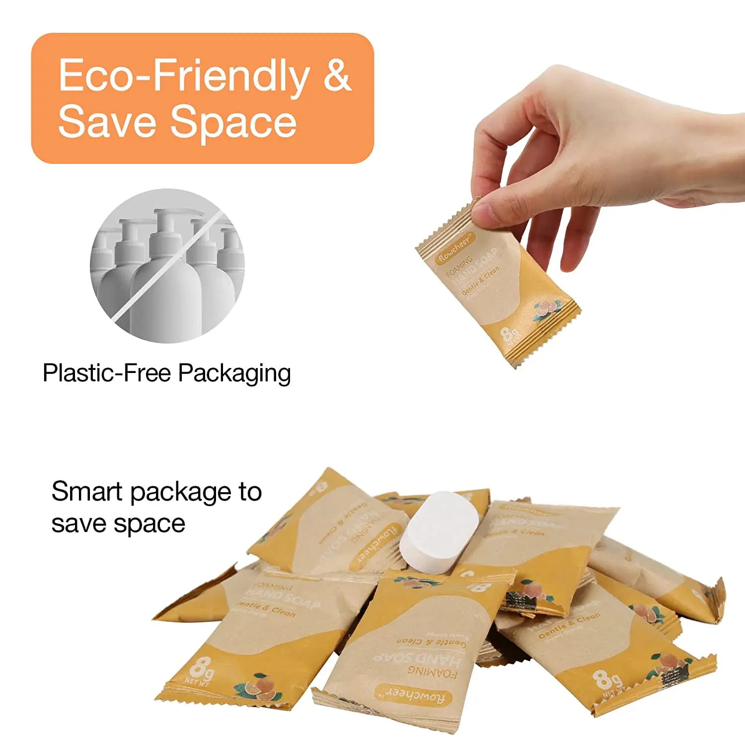 OEM Customization Wholesale Eco-friendly Foaming Hand Wash Soap Tablet With Different Scents Clean Effervescent Tablets