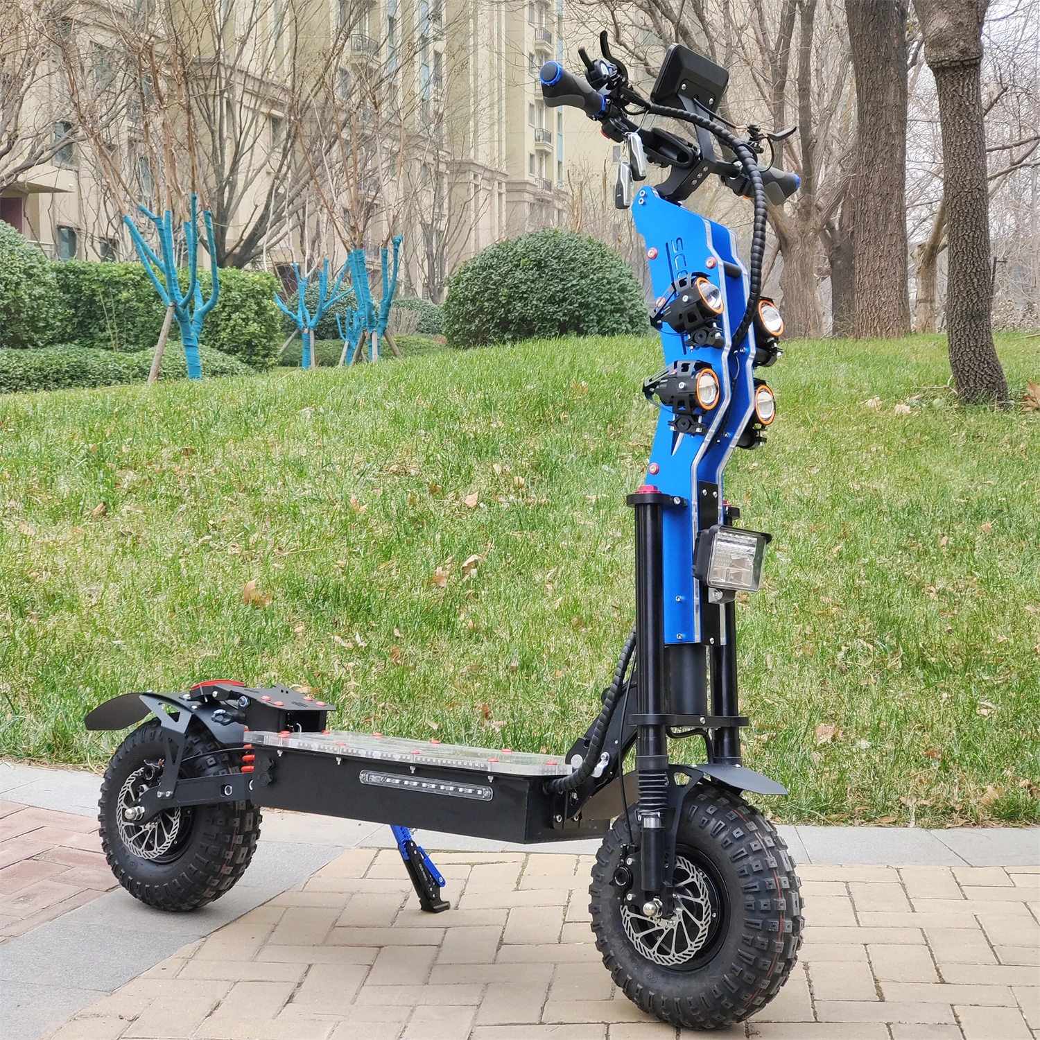 REALMAX Electric Foldable Scooter New Arrival Dual Motor Big Power Electric Bike