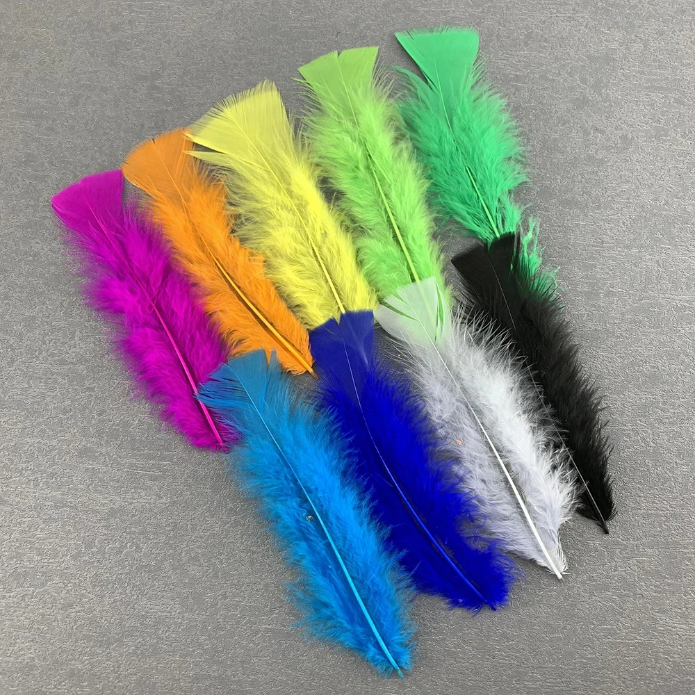Wholesale High Quality Feather Female Diy Turkey Flat Feather Natural Turkey Feather