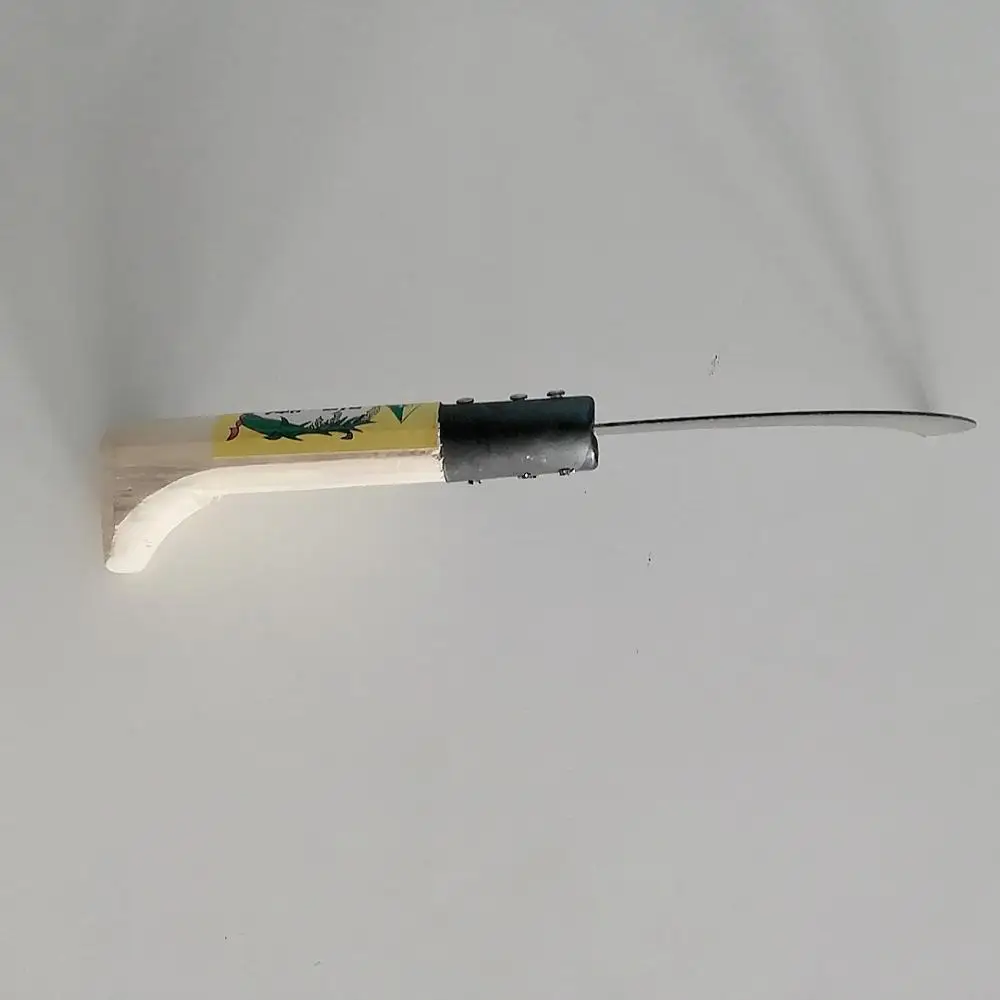 Chinese sickle farm tool 6.5 inches serrated carbon steel blade