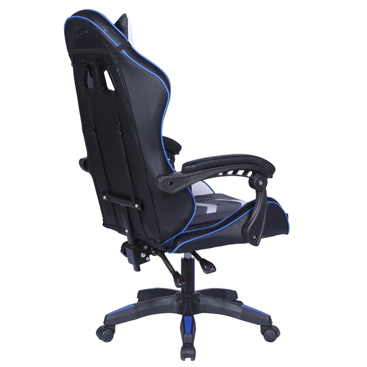 Free Sample Pc Dropshipping Leather Yi Silla Gamer Chaire Racing Computer Reclining Led Gaming Chair With Footrest