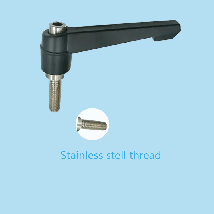 stainless steel thread Clamp Lever handle