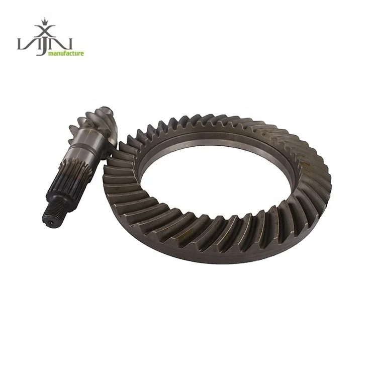 differential gears ratio 6x38 7x37 8x39 9x39 crown gear pinion for jcb crown wheel pinion ring gear and pinion