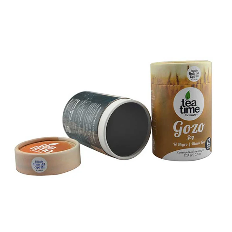  Customized Biodegradable Printing Recycled Food Grade Tube for Tea