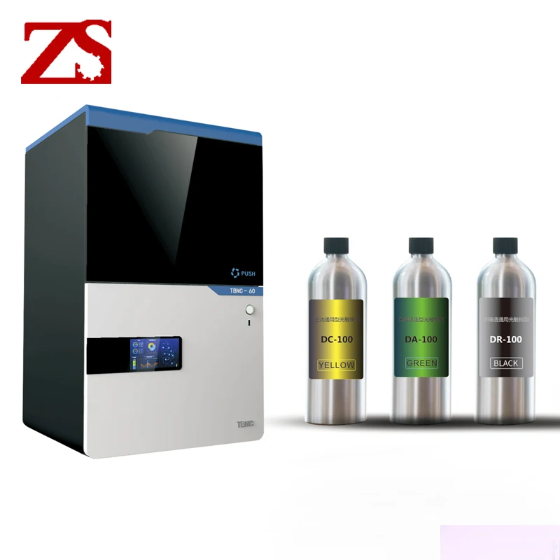ZS Hotsale UV Photopolymer DLP 3D printer prototype 3d Resin Printer 3D for jewellery