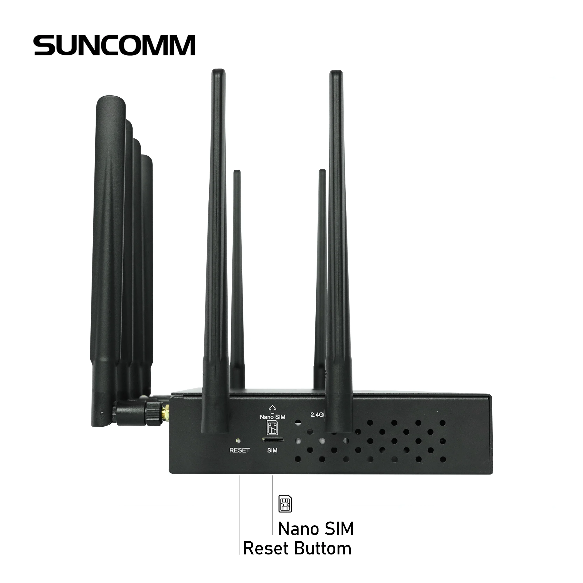 Suncomm External Antenna Home Office Industrial Lte Enterprise 5G Router With Sim Card Slot