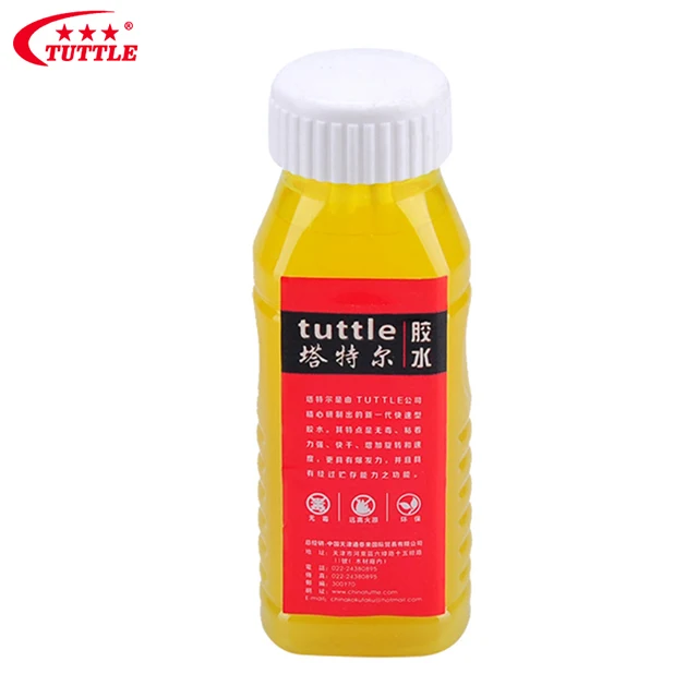 
TUTTLE 300ml Organic glue water Table Tennis racket Special-purpose Sticky beat gluewater Rubber adhesive 