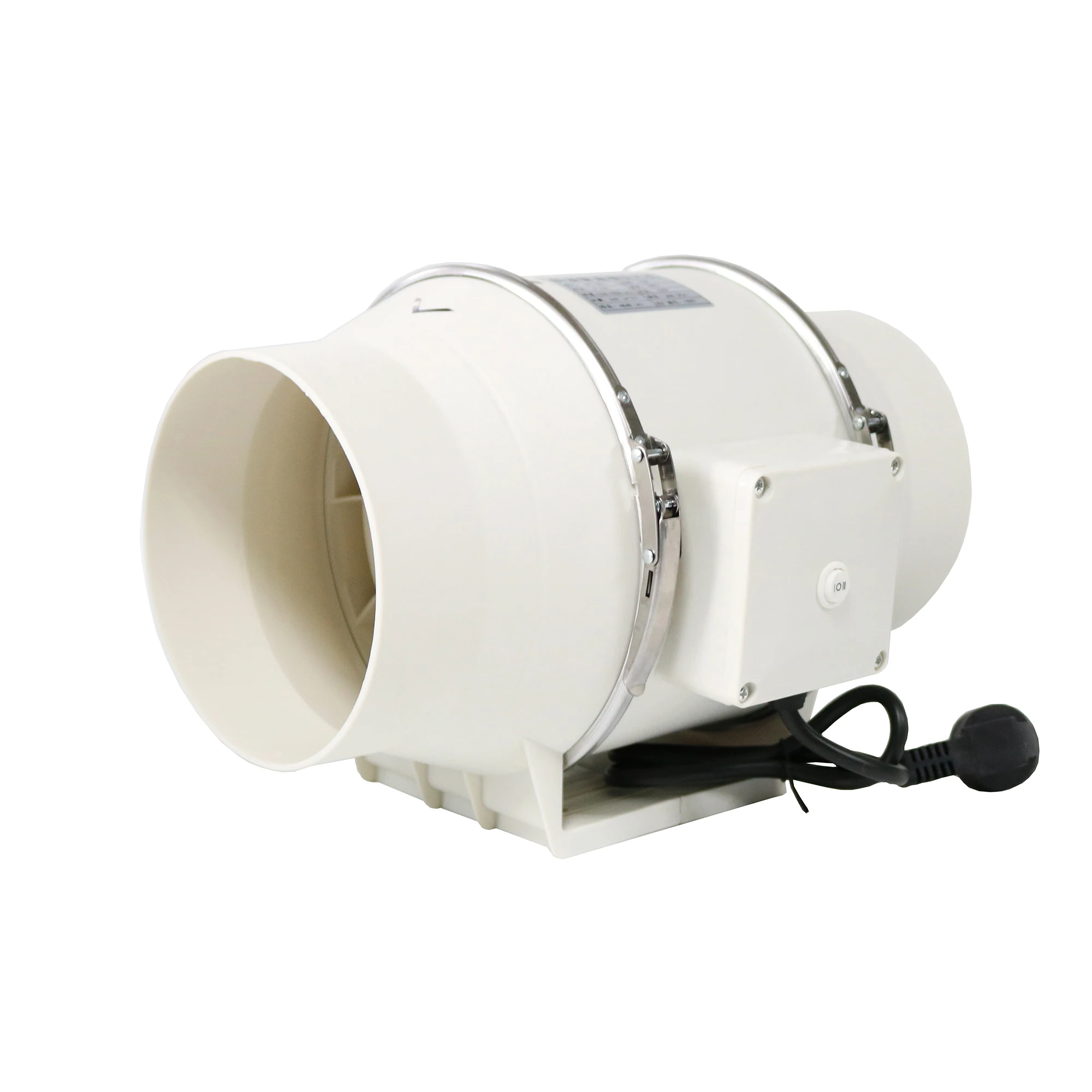 Воздуховод Tt вентилятор TT 4/ 5/ 6 /8 /10 /12 дюймов центробежный воздуховод вентилятор осевой смешанный поток встроенный вентилятор Циркулярный воздуховод