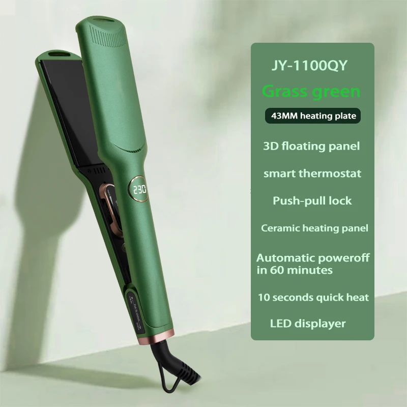 OEM ODM PTC Fast Heating  60-230 Degrees Professional Electric Hair Straightener With Attachments