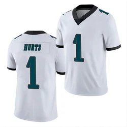 Мужская Филадельфия 1 Джален болит 2 Дариус slay jr 6 DeVonta Smith 11 A. J. Светлые волосы 18 jalen reagor Орел Велоспорт Джерси Стич S-5XL