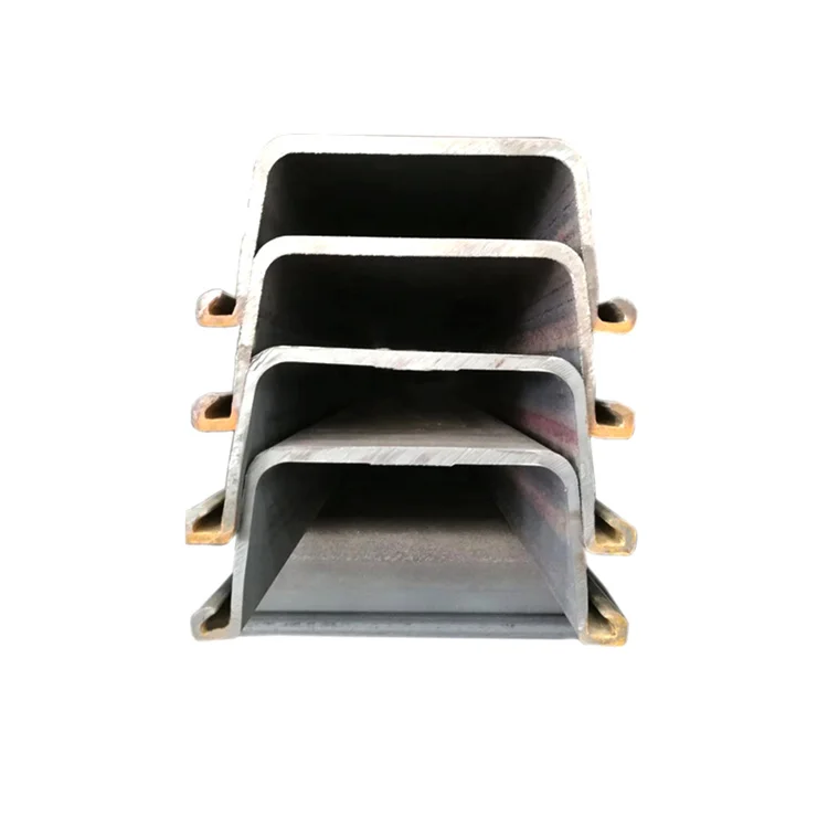 Philippines Market 400*100*10.5 Type 2 Steel Sheet Pile U Type Hot Rolled Steel Sheet Pile Structural Steel Sheet Pile