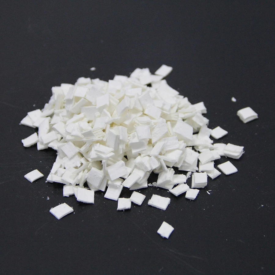 Flake Cellulose fiber wood fibre for concrete reinforcement