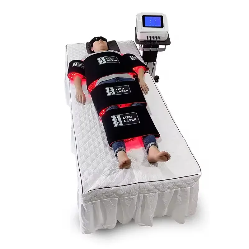 lipo 360 slim Infrared slimming 650nm 940nm red light therapy belt mat lymph drainage blanket