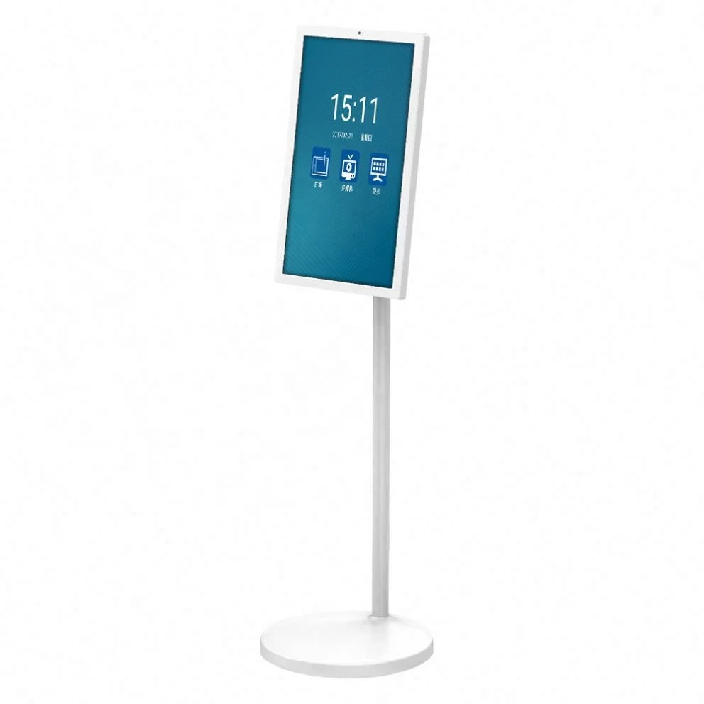 Stand By Me Indoor LCD Wireless Display Smart Capacitive Touch Rechargeable Rotatable Moveable Stand Lcd Monitor