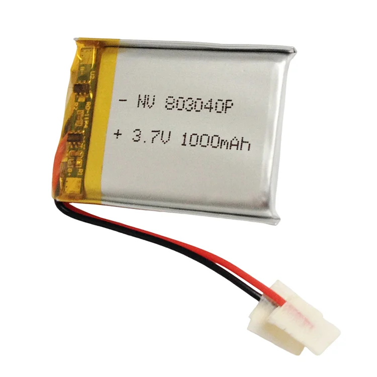 602540 753048 803040 903040 103040 3.7V 900mAh 1000mAh 1200mAh 1300mAh Rectangular Li-Ion Battery