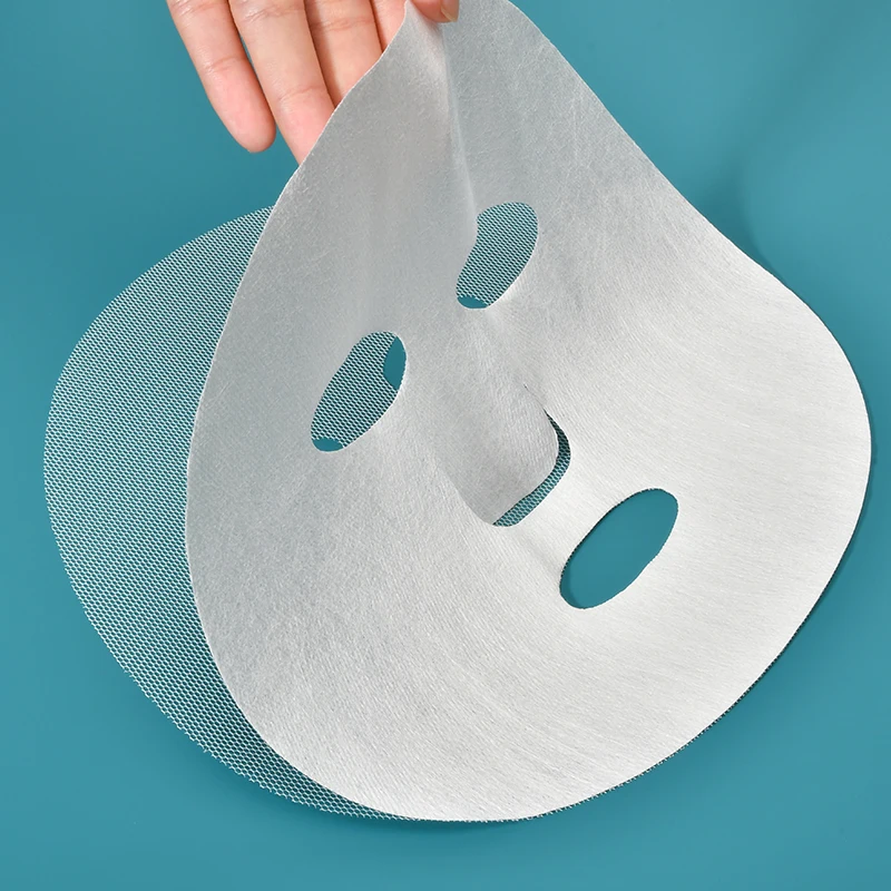 Ultra-thin silk face mask sheet DIY deep skin care Moisturizing hydrating Soothing whitening skin care Dry facial mask paper