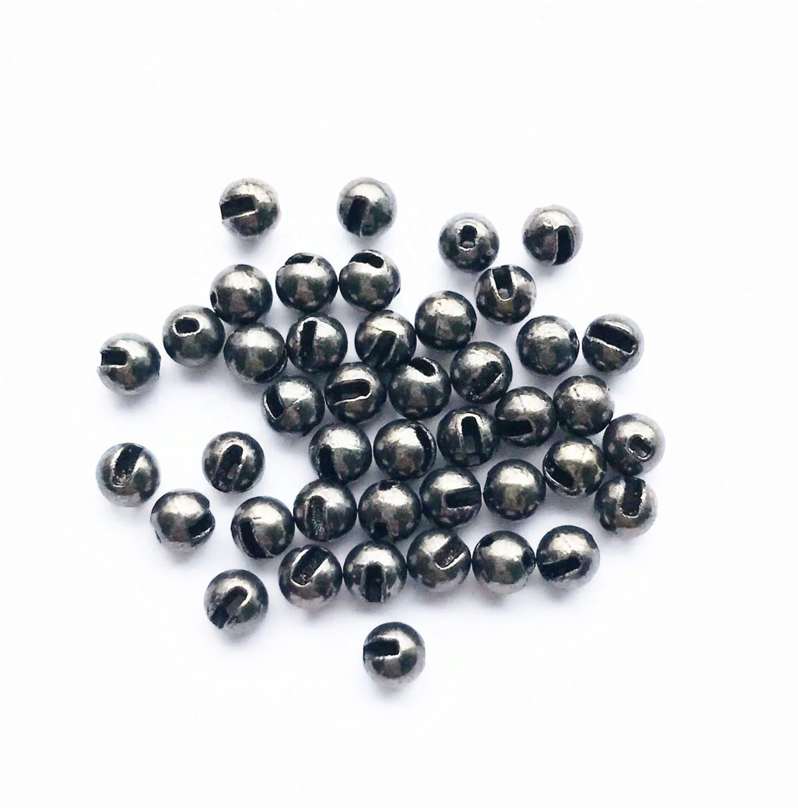 CASTSOON Best Quality Fly Fishing Bead Tungsten Beads 2.0Mm-4.6Mm Wholesale Slotted
