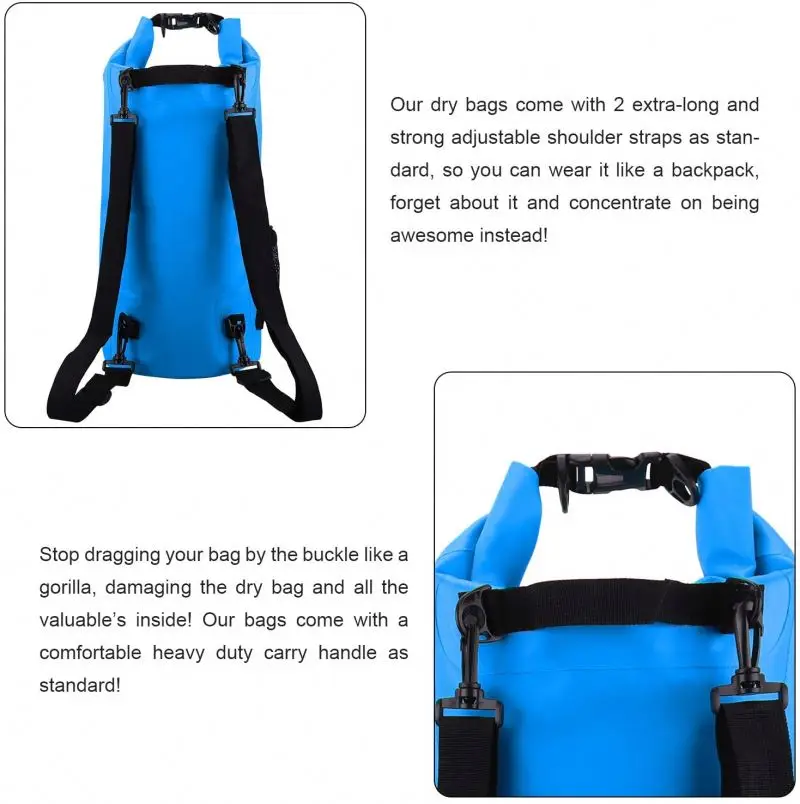 25L inflatable waterproof backpack dry bag for kayak swimming boating fishing