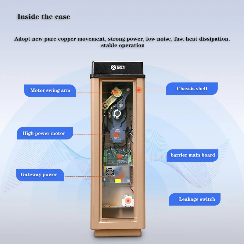 Folding straight Arm Barrier automatic parking gate traffic barrier Remote control distance parking space barrier