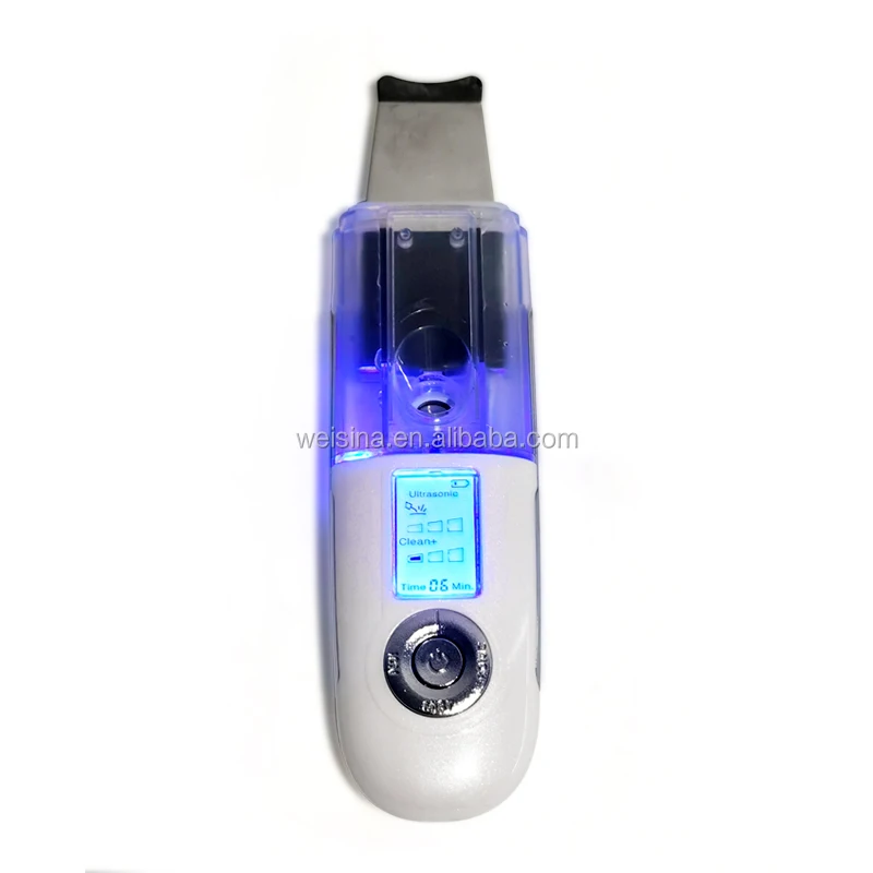 Skin rejuvenation private label ultrasonic skin scrubber with steamer