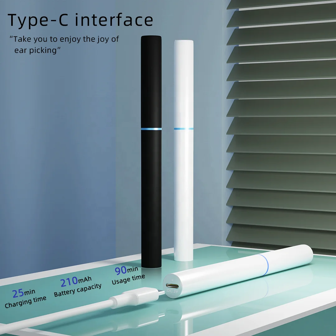 Factory Custom Magnetic Switch Ear Cleaning Kit Ear Wax Removal Tool Camera