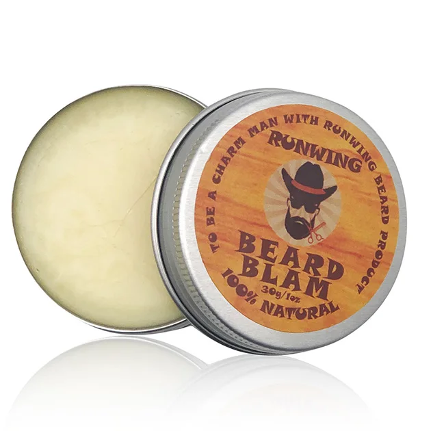RUN WING  Hot sale Organic Beard Balm For Beard Styling Moisturizing Mustache Wax