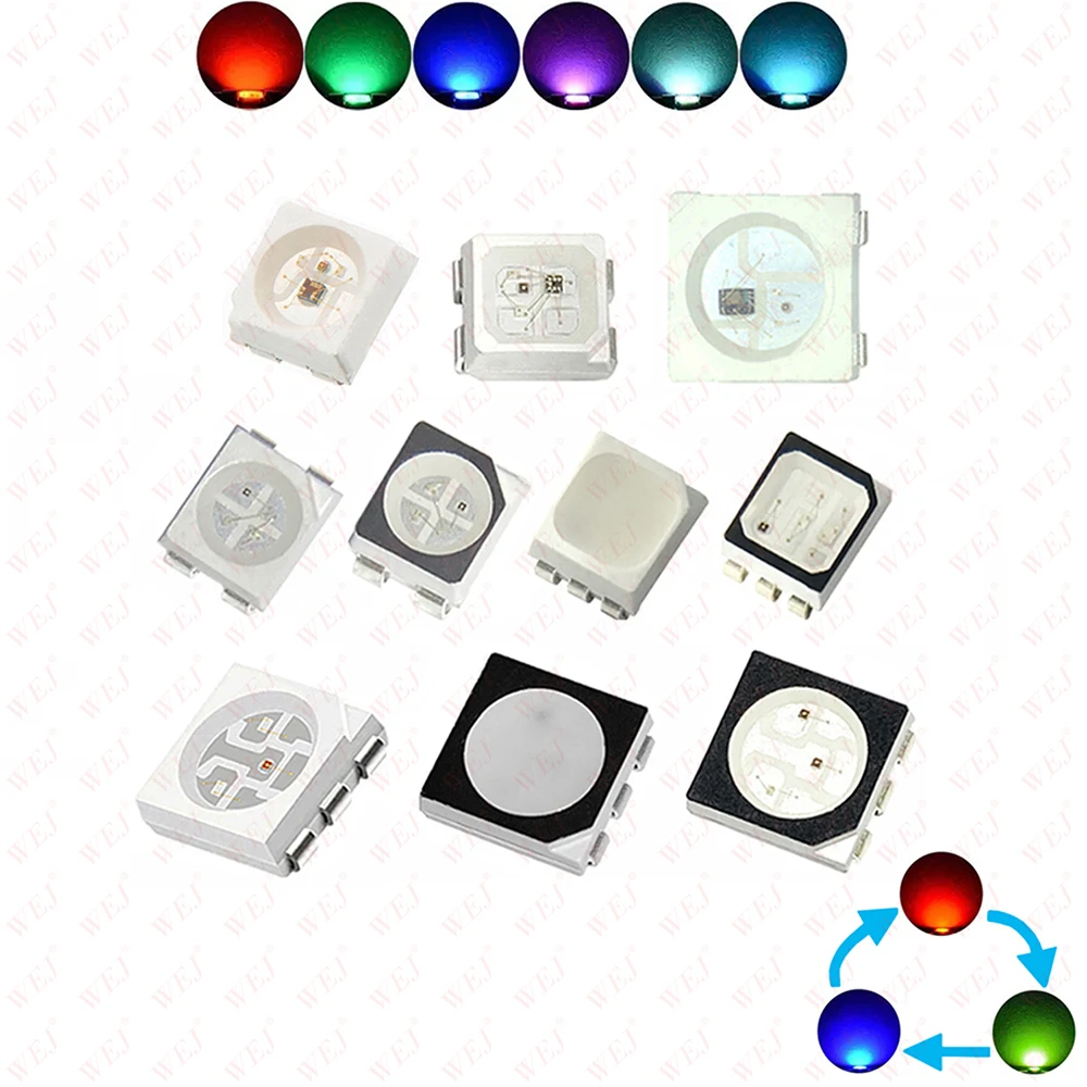 Perfect quality customizable smd led 2835 3014 3030 3535 0603 0805 1206 5730 yellow green blue white led chip