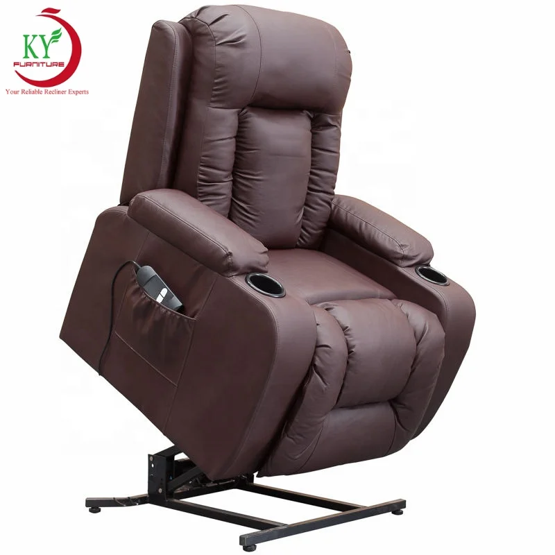JKY Furniture ZOY Fabric Morden Design Home Theater Recliner Electric Lift Sofa Single With Massage
