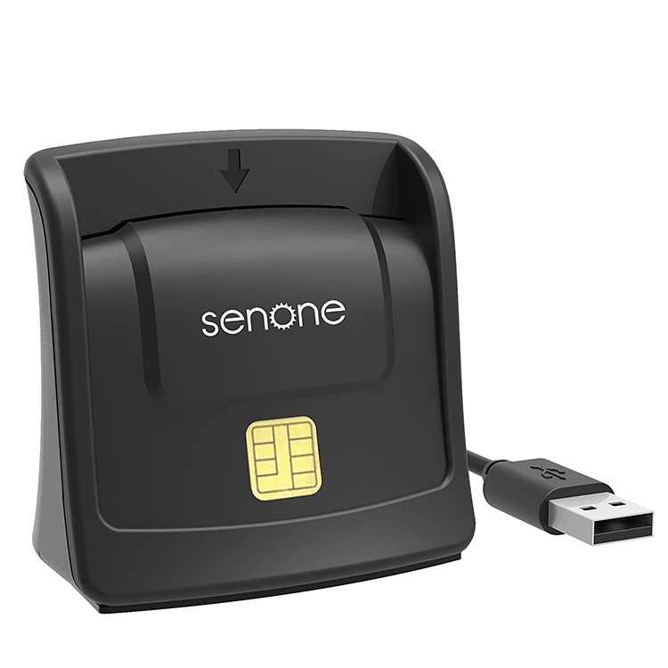  Usb 2.0 Smart Credit Card Reader For Sim/ Ic/ Id/ Sd/credit