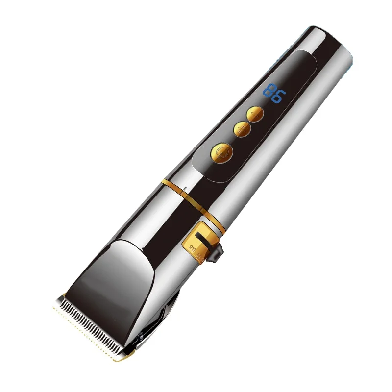 
Adjustable Cutter Head Cordless Rechargeable Electric Hair Trimmer Clipper Carbon Steel Hair Cutting Machine Clip 