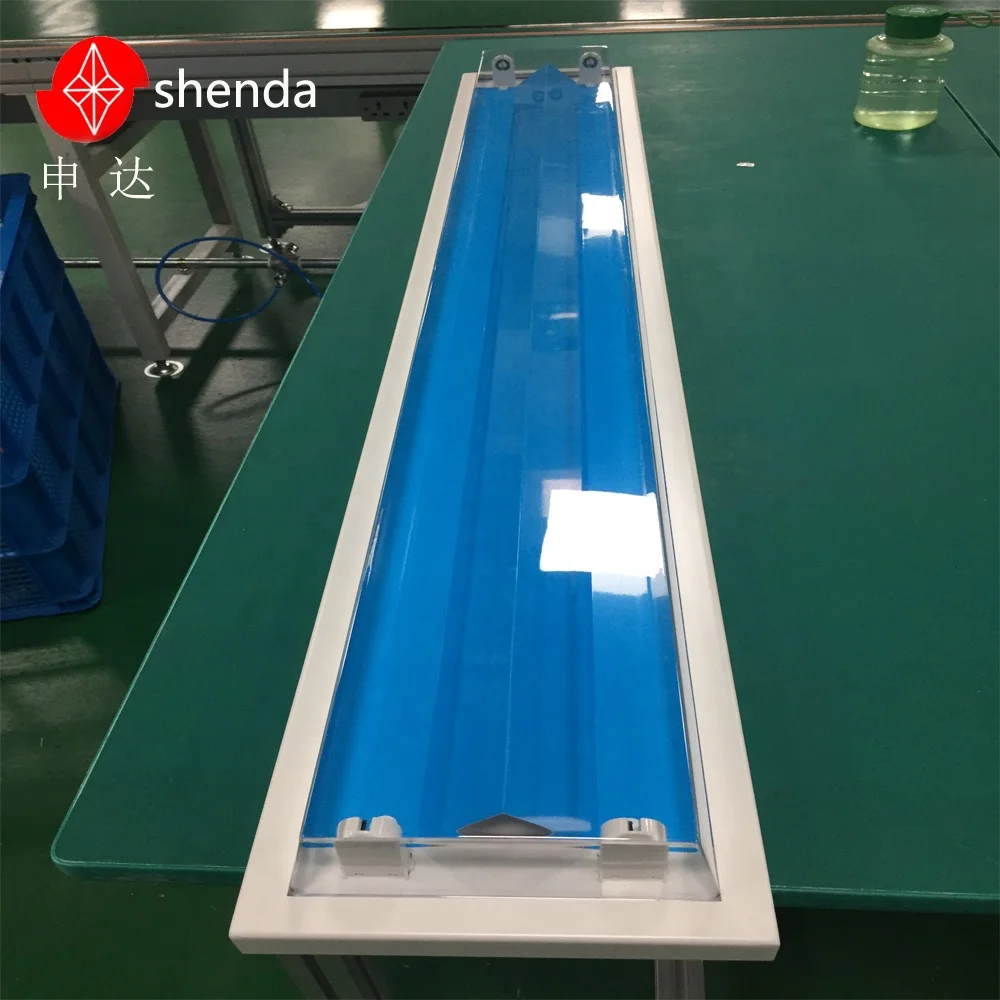 
IP20 LED t5/t8 2X18W dustproof cleanroom led ceiling light fixture 