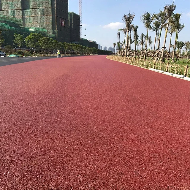 
Colored asphalt pavement colored mixture colored concrete pavement colored asphalt 