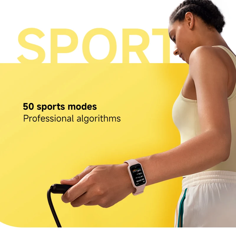 Глобальная версия Xiaomi Smart Band 9 активная до 18 дней время автономной работы 1 47 ' 60 Гц TFT дисплей 5 АТМ мониторинг сердечного ритма