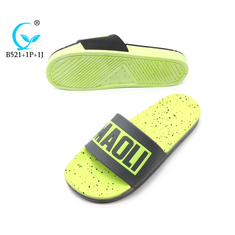 Footwear Sandal PVC,Custom Logo Slippers Men Plain Blank Slide Sandal,Slide slipper with white dotted