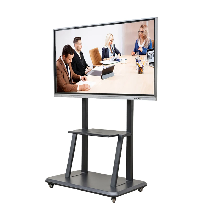 4K interactive white board touch screen display monitor for online meetings