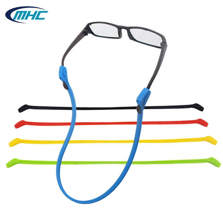 Best Sale Custom Silicone Sports Run Sunglass Reading Eyeglasses Strap Lanyard