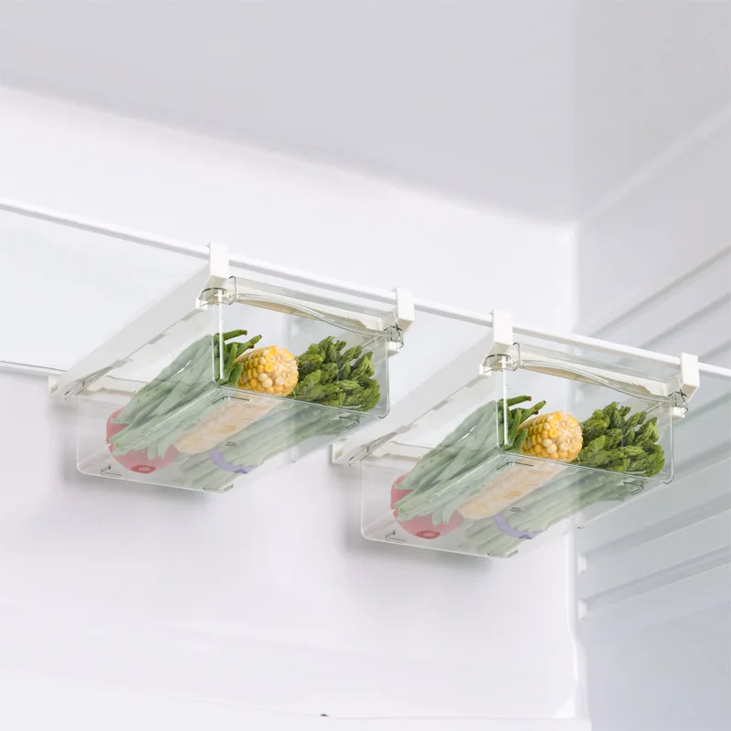 Fridge Food Pantry Freezer Clear Plastic Refrigerator Organizer Bins Egg racks Fruit Vegetable Storage Box