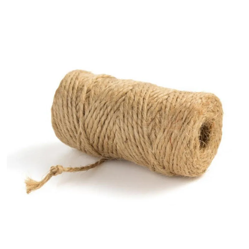 Gardening 100% Natural Sisal Rope 6mm 8mm Hemp Manila Cord Twisted Jute Twine