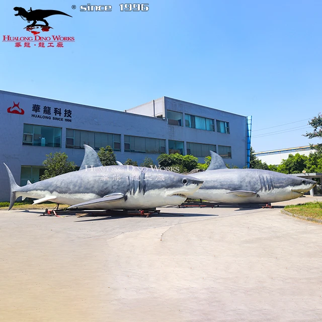 Amusement Park High Quality Simulation Animatronic Shark  for Sale