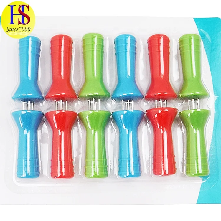 Set of 12 Eco-Friendly Stainless Steel Kitchen Tools BBQ Grill Skewers Corn Cob Holders for Outdoor Food Preparation