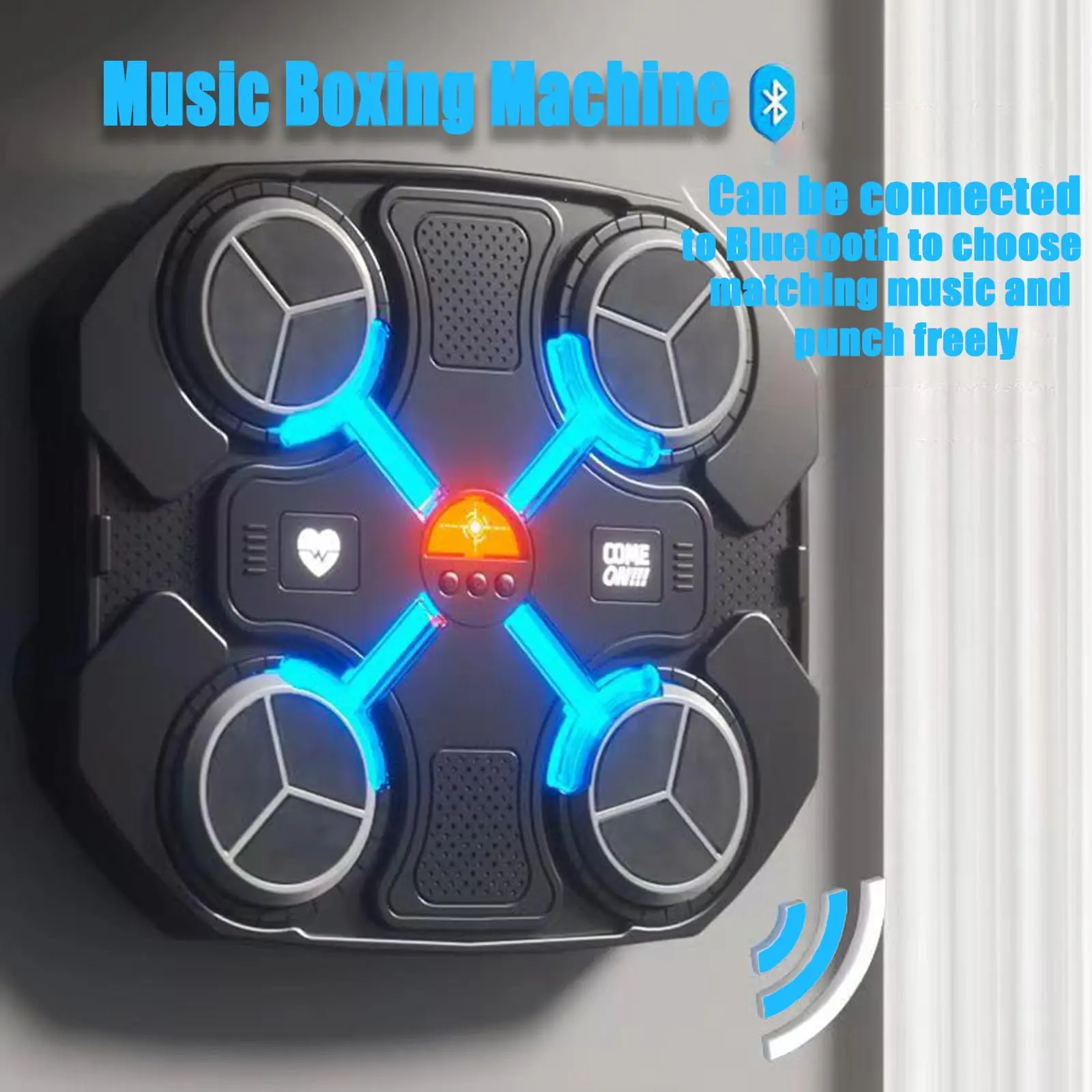 Home Wall Mount Music Boxing Electronic Smart Agility Training Boxing Target Punching Equipment Pads Music Boxing Machine