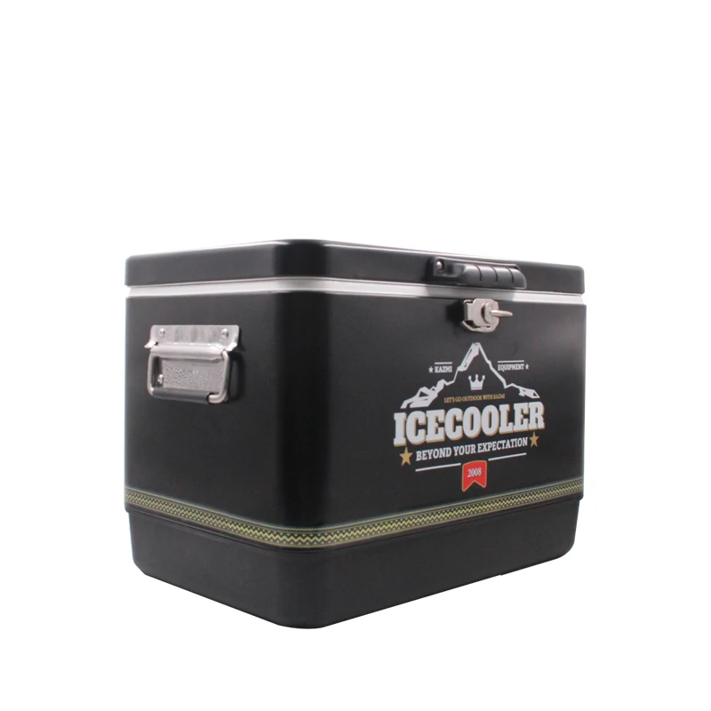 Wholesale new high quality outdoor camping fish 50L lager capacity ice beer jagermeister cooler