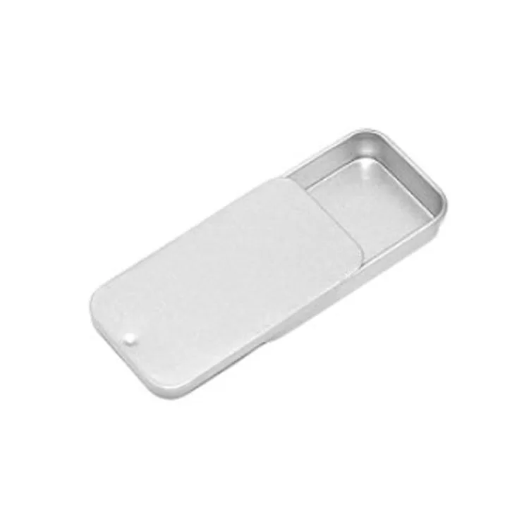 Small Rose Gold/Black Mint/Lip Balm/Solid Perfume/Soap Packaging Slide Top Metal Rectangle Tin Can/Case/Box