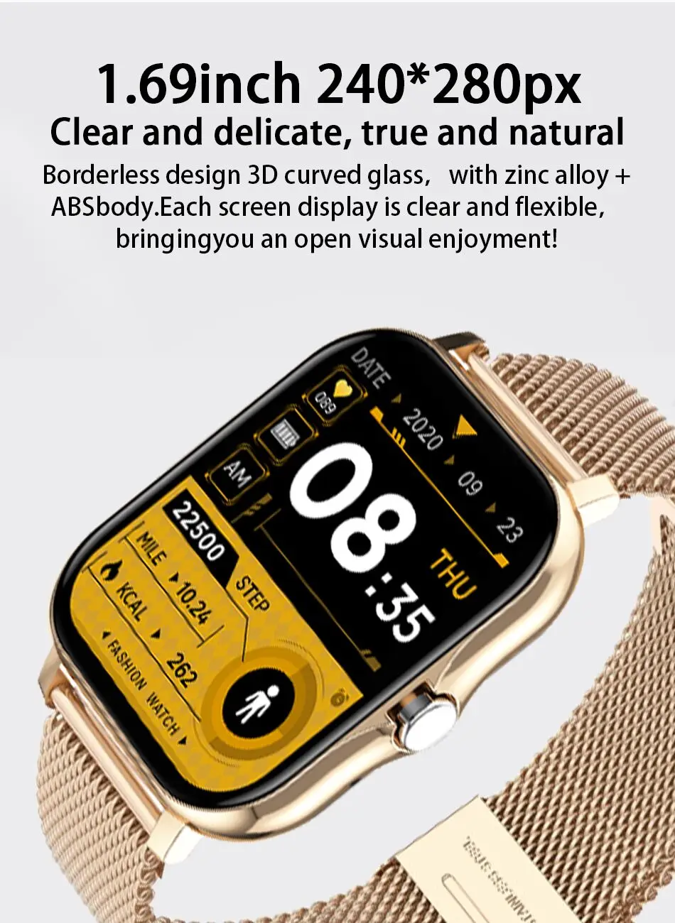 Private Design IOS Android Smartwatch Men Women Sport Pedometer Fitness Bracelet Smart Watch