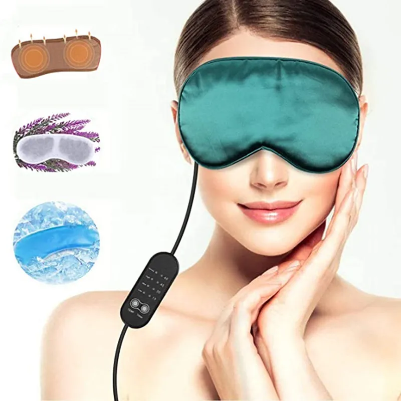 
Graphene Electric Heating Eye Mask USB Temperature Control Warm Therapy reduce Dark circles remove eye wrinkles Heated Eye Mask 