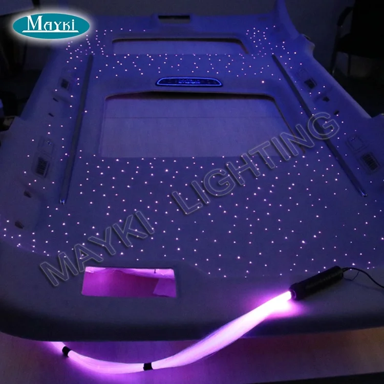 6w RGB Led light source fiber optic light for car starry top roof